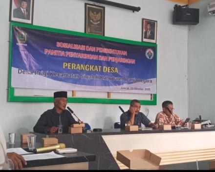 Sosialisasi Penjaringan Perangkat Desa